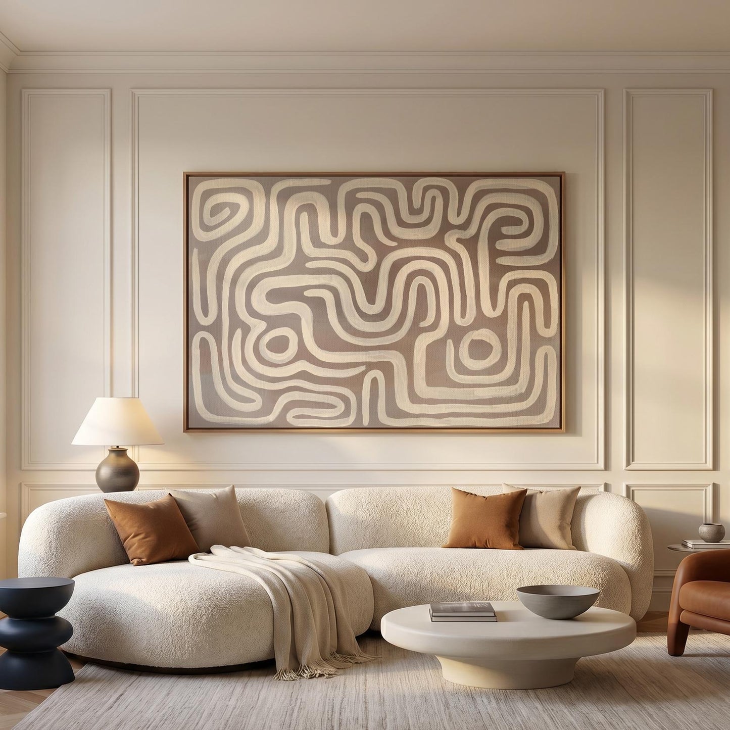 Abstract Line Canvas Wall Art