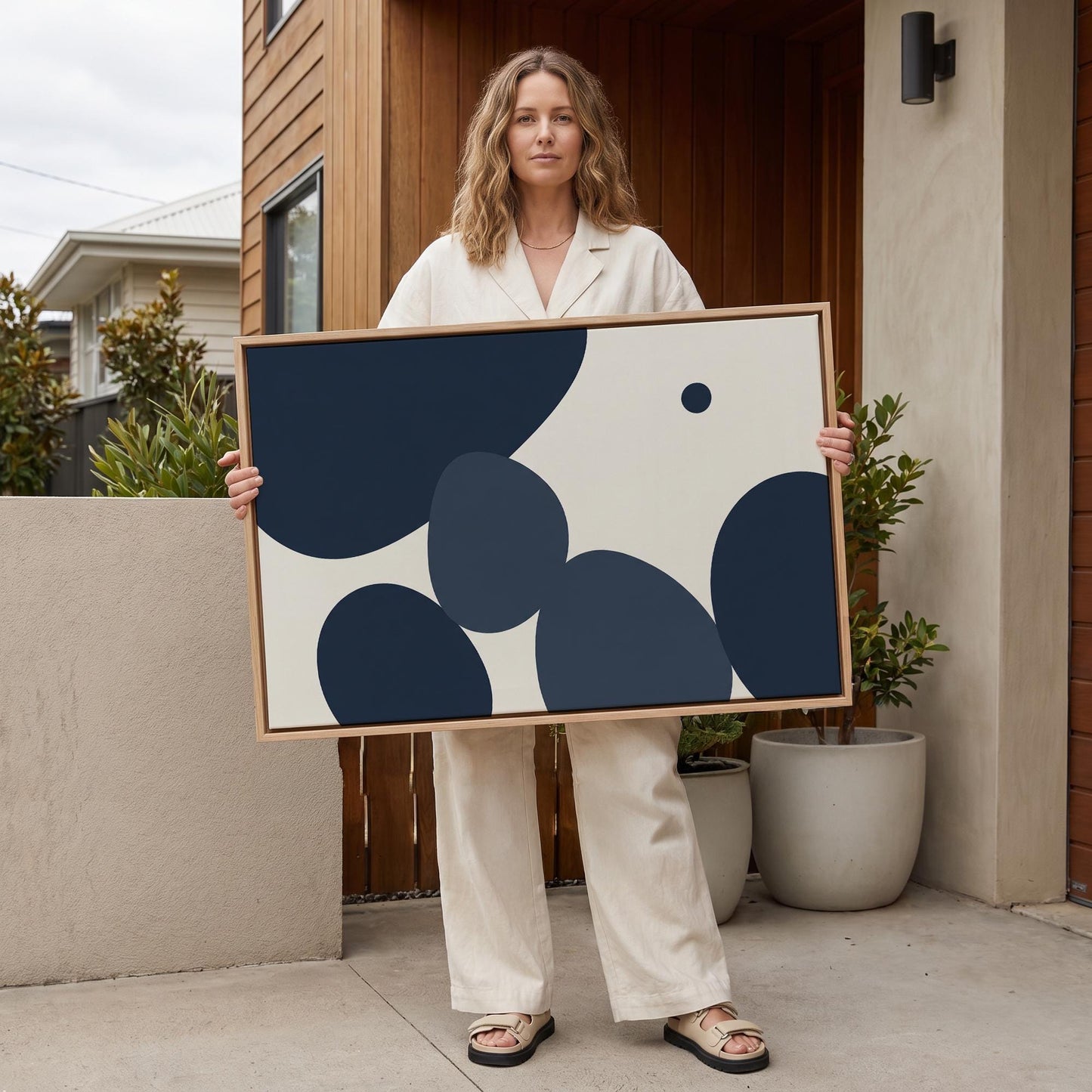 Abstract Shapes Canvas Wall Art