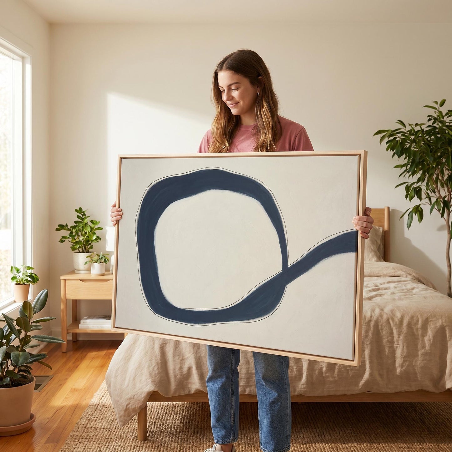 Abstract Circle Canvas Wall Art