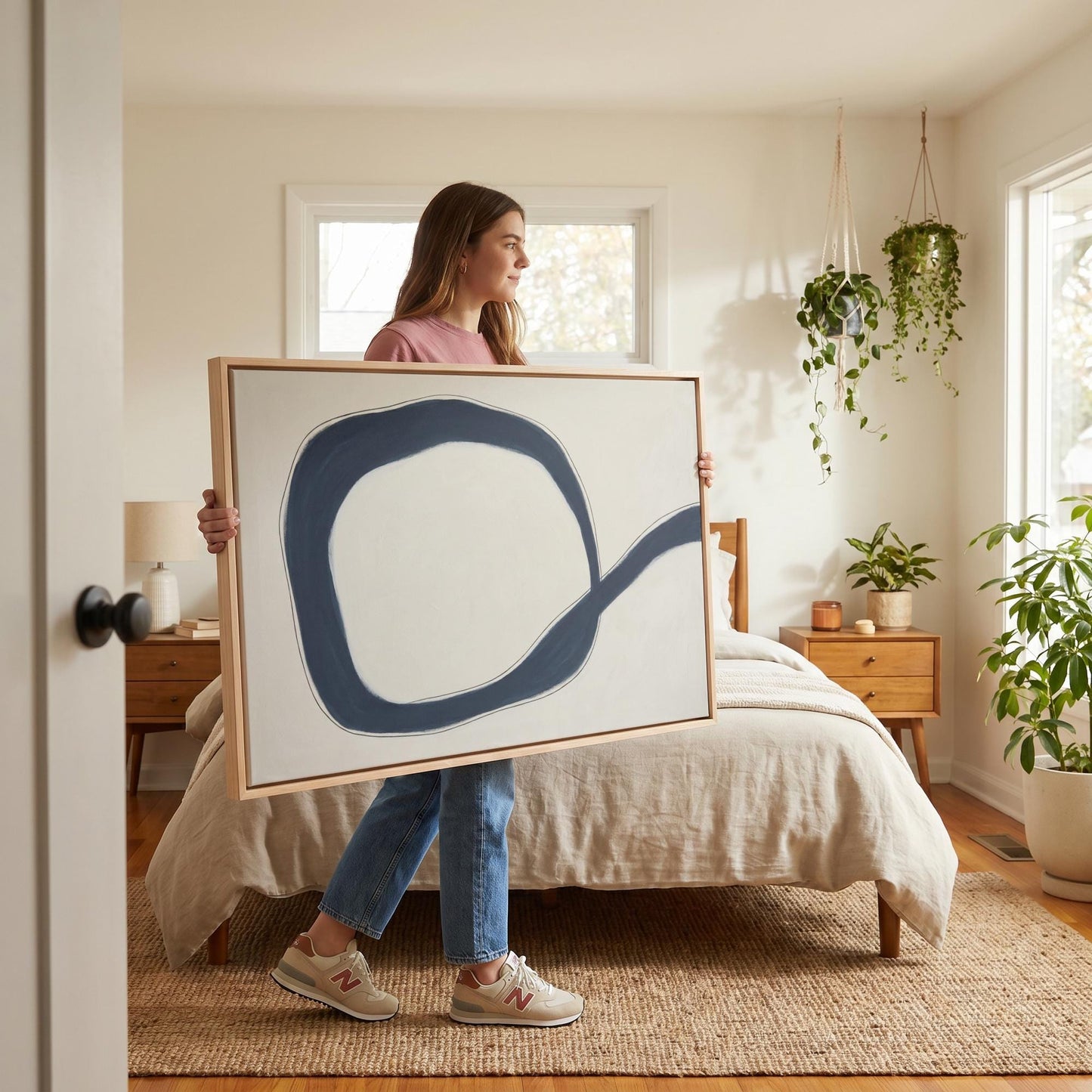 Abstract Circle Canvas Wall Art