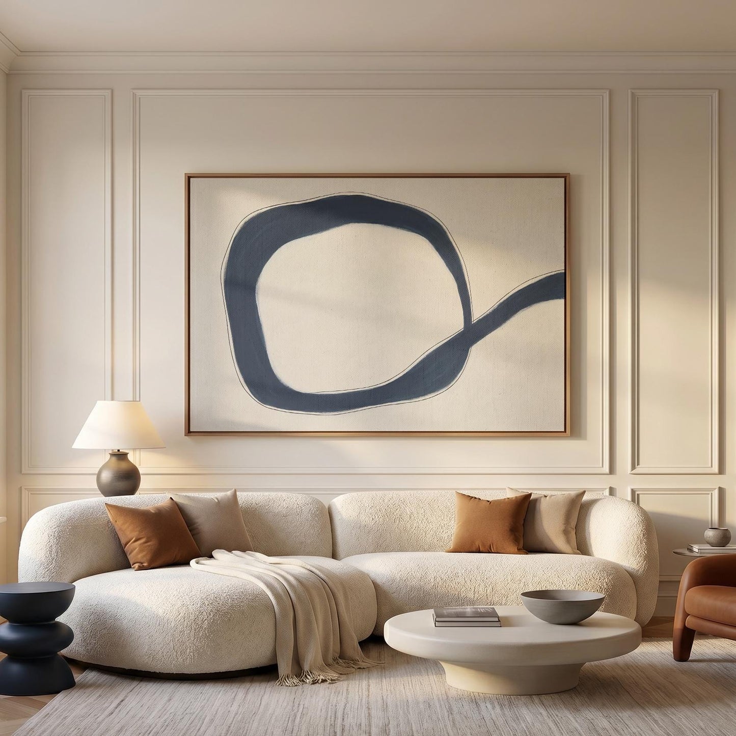 Abstract Circle Canvas Wall Art
