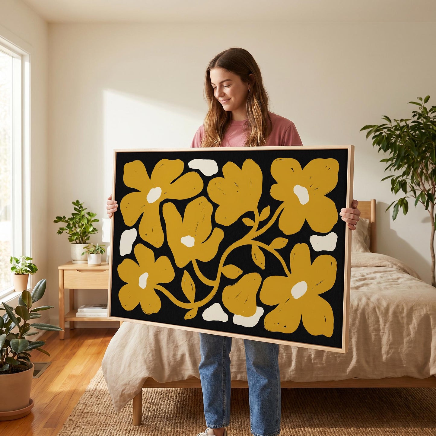 Floral Canvas Wall Art