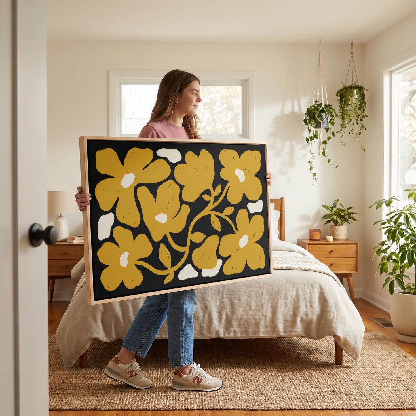 Floral Canvas Wall Art