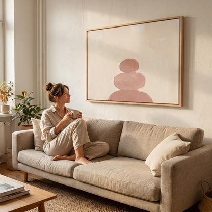 Zen Stones Canvas Wall Art