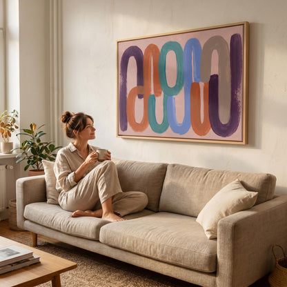 Abstract Arch Canvas Wall Art