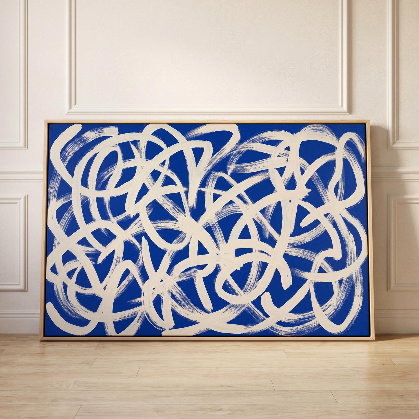 Abstract Brushstroke Canvas Wall Art