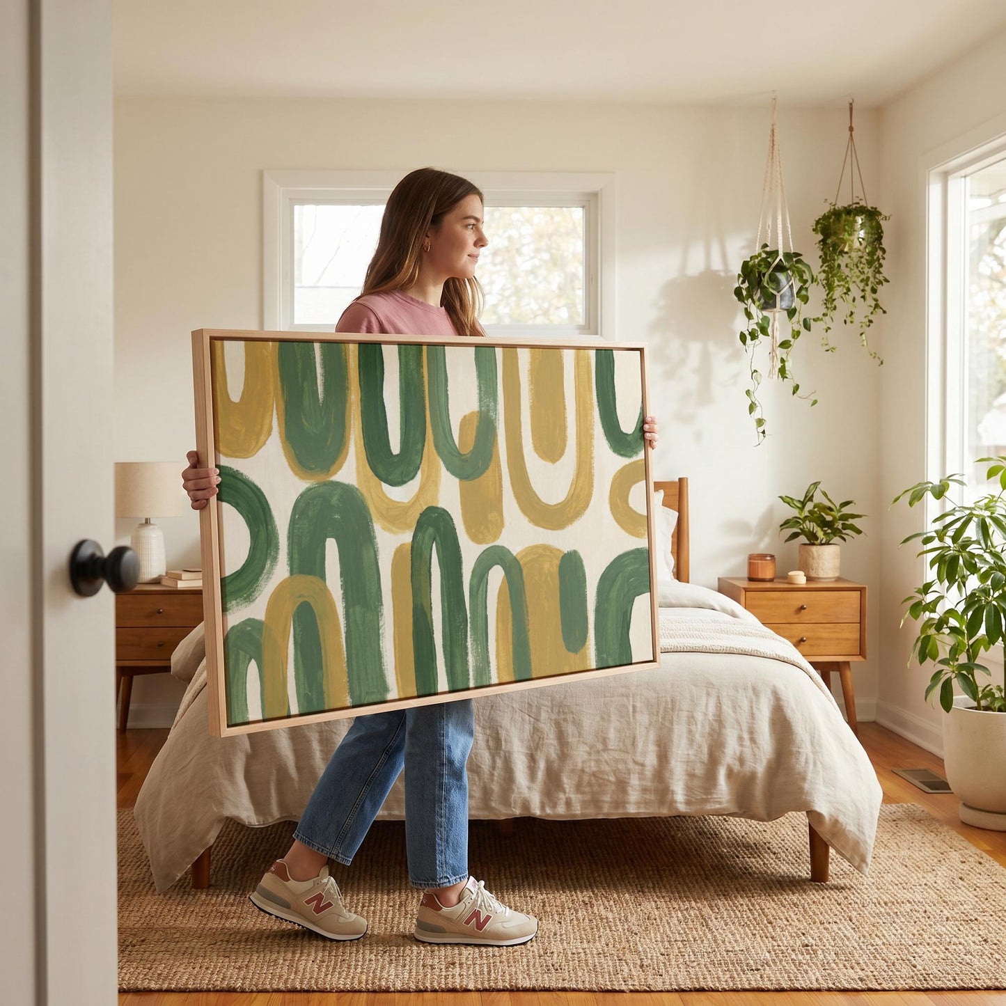 Abstract Arch Canvas Wall Art