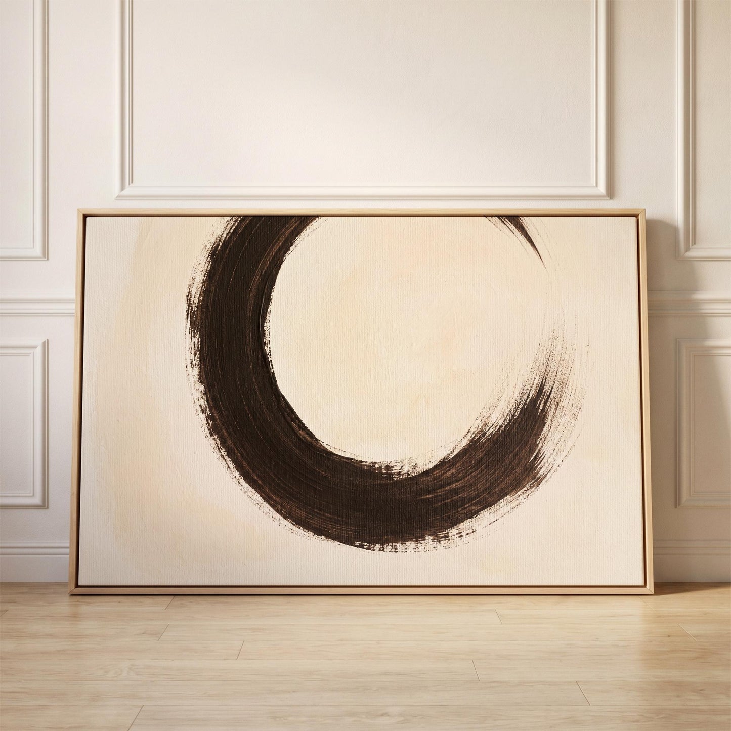 Enso Circle Canvas Wall Art
