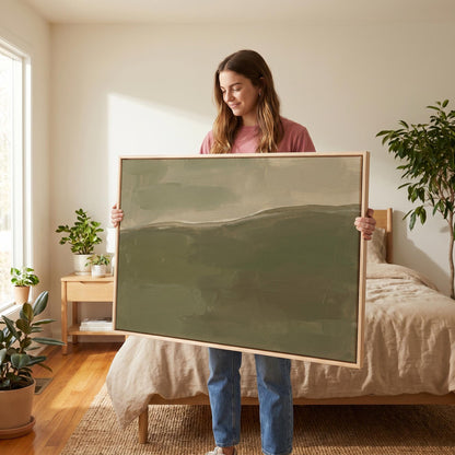 Abstract Hills Canvas Wall Art