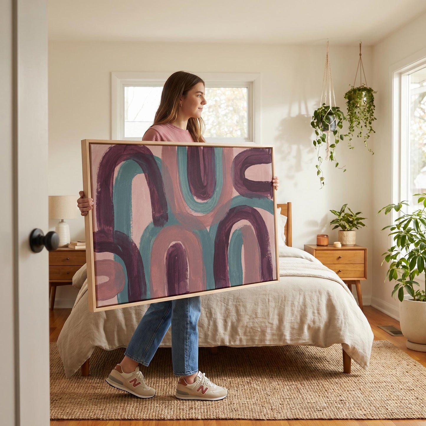 Abstract Arch Canvas Wall Art