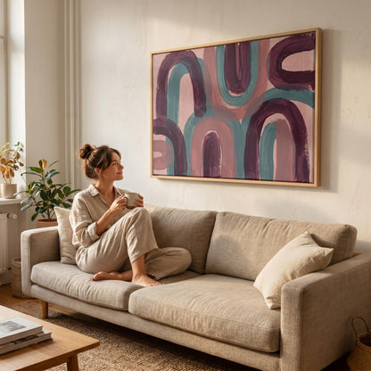 Abstract Arch Canvas Wall Art