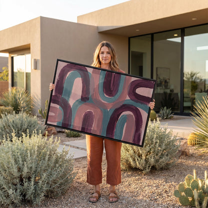 Abstract Arch Canvas Wall Art