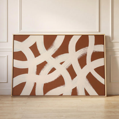 Abstract Brushstroke Canvas Wall Art