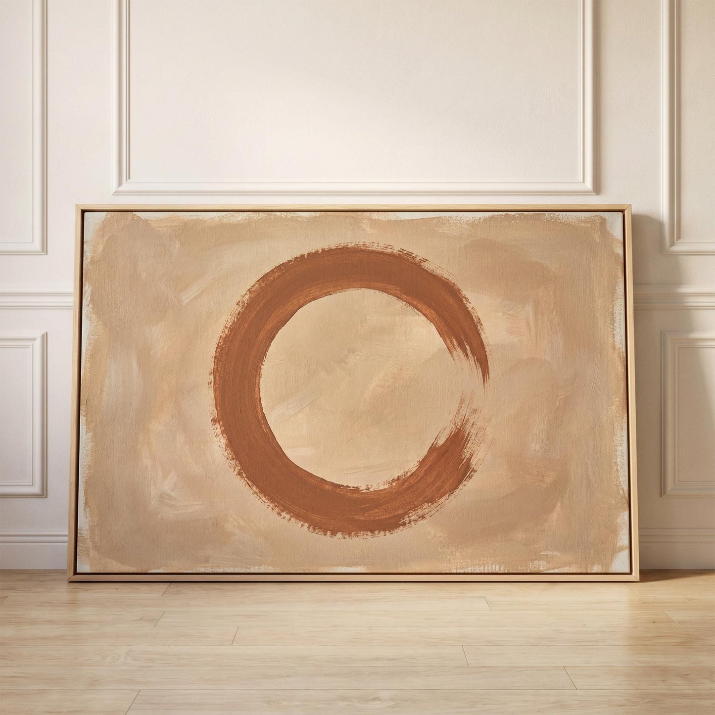 Enso Circle Canvas Wall Art