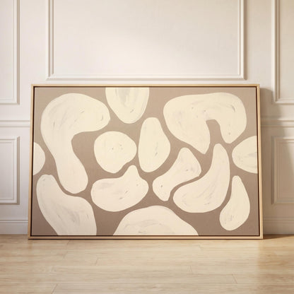 Abstract Organic Shapes Canvas Wall Art