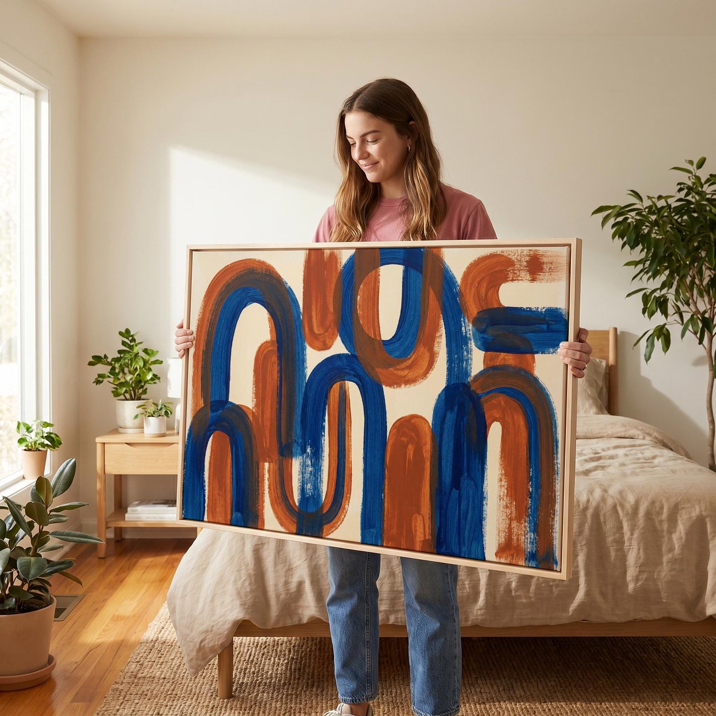 Abstract Arch Canvas Wall Art