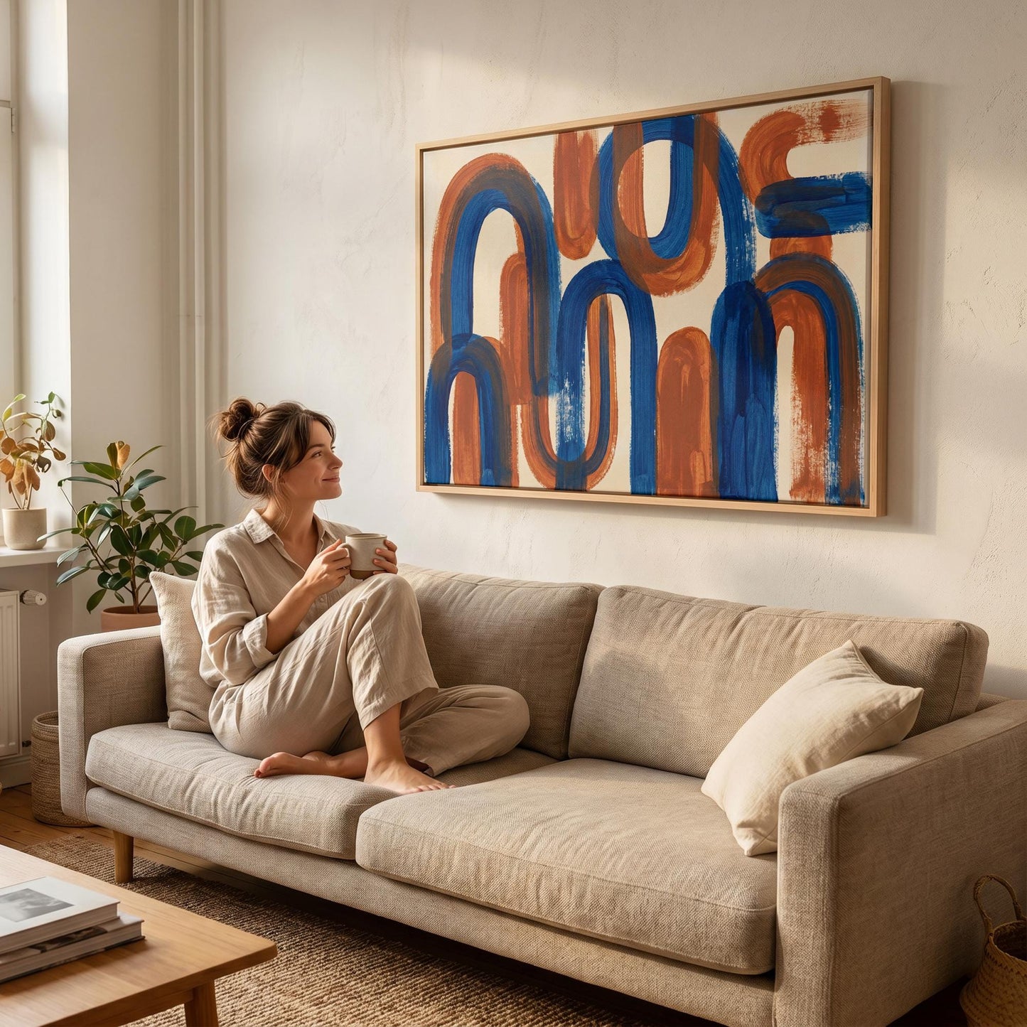 Abstract Arch Canvas Wall Art
