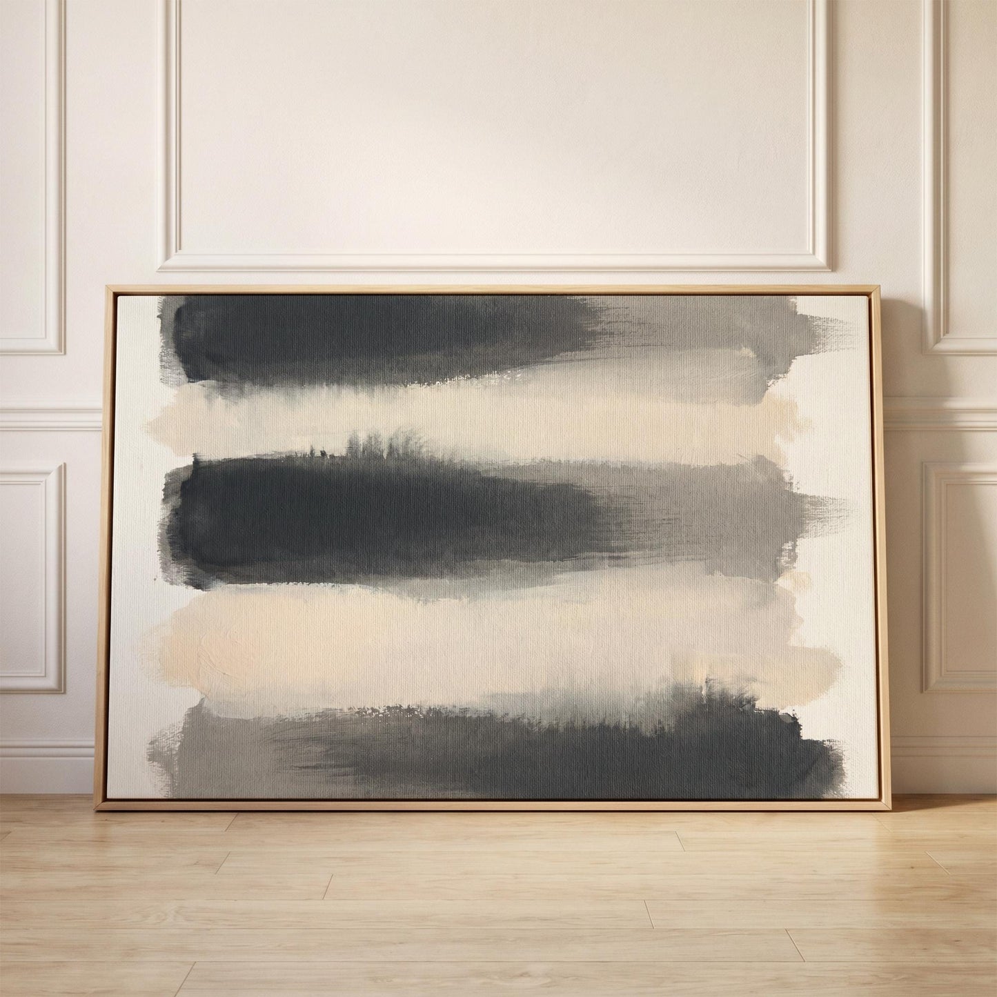 Abstract Brushstroke Canvas Wall Art