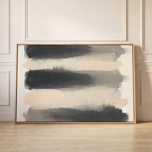 Abstract Brushstroke Canvas Wall Art