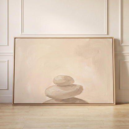 Zen Stones Canvas Wall Art