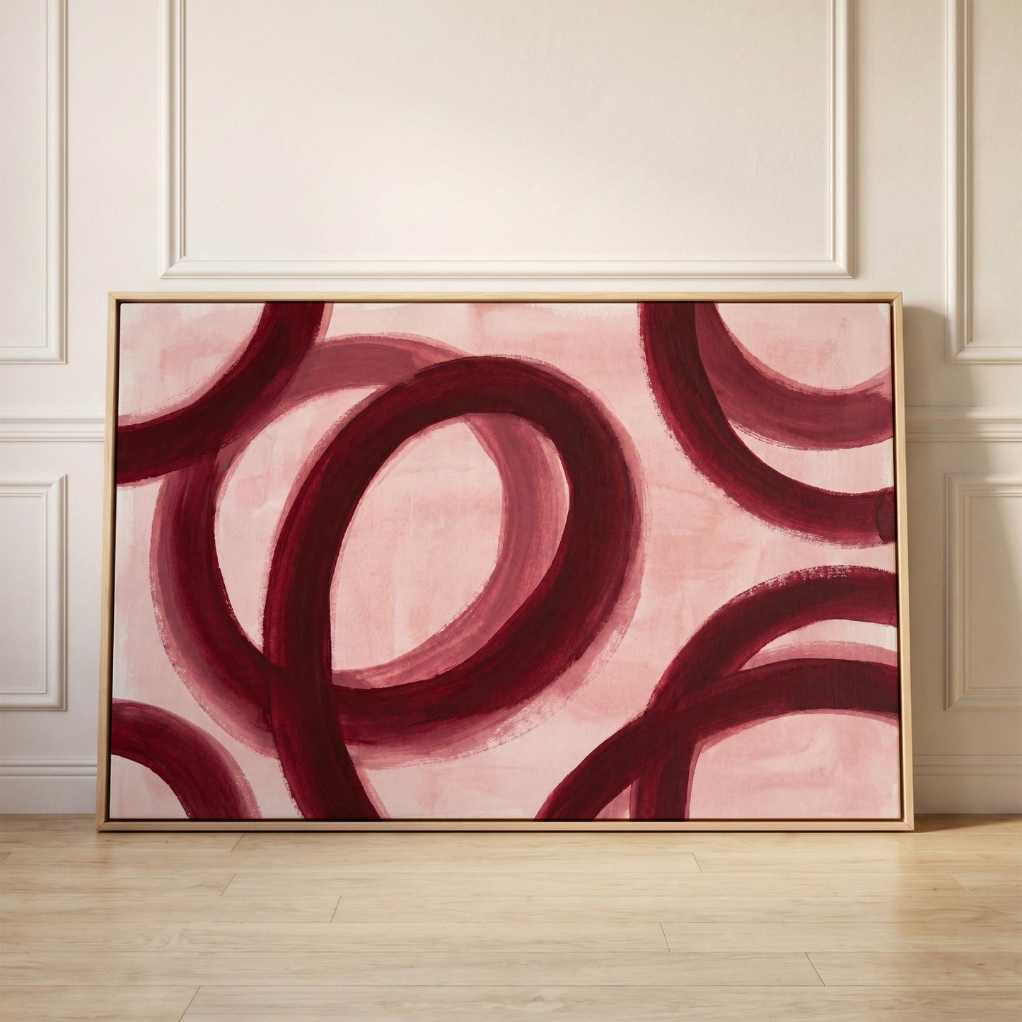Abstract Circles Canvas Wall Art