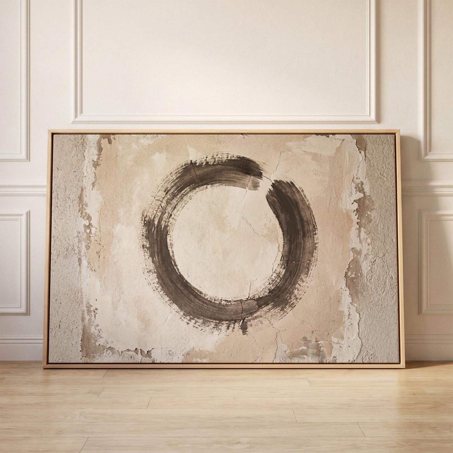Enso Circle Canvas Wall Art