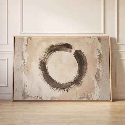 Enso Circle Canvas Wall Art