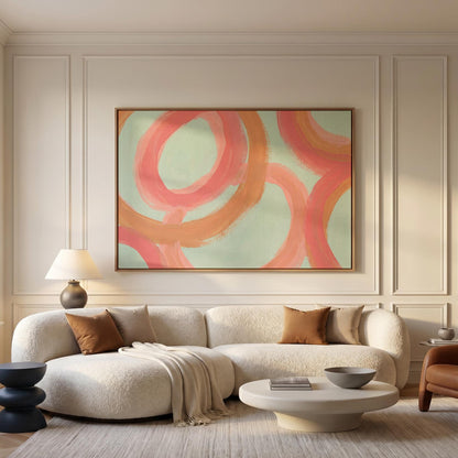 Abstract Swirl Canvas Wall Art