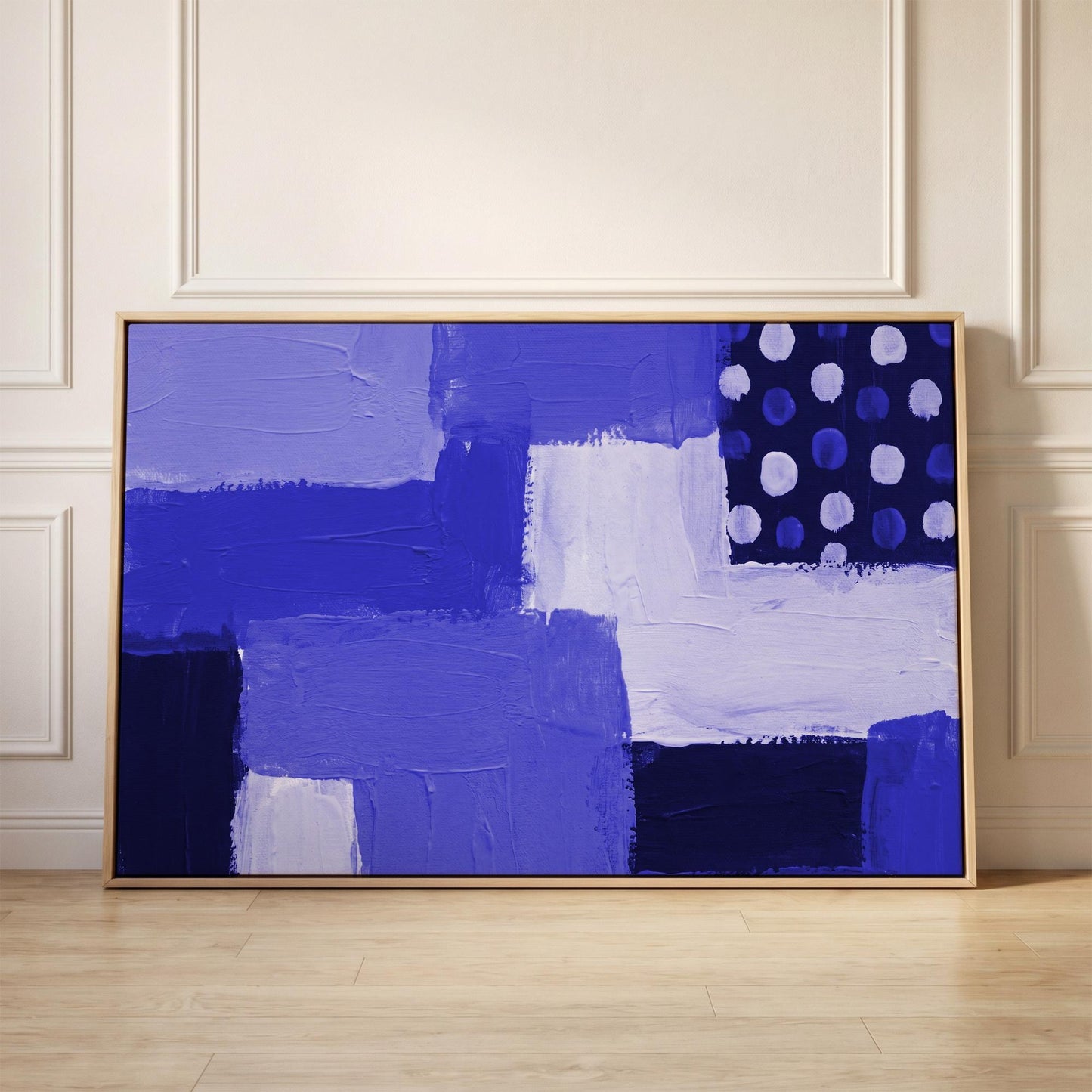 Abstract Color Block Canvas Wall Art