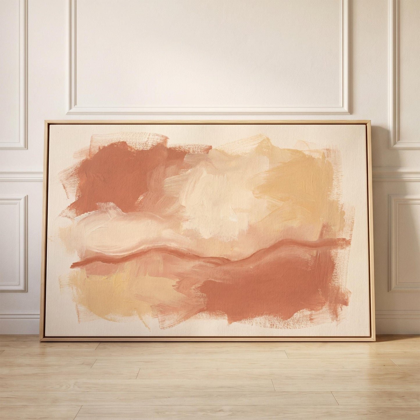 Abstract Brushstroke Canvas Wall Art