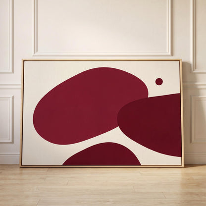 Abstract Organic Shapes Canvas Wall Art