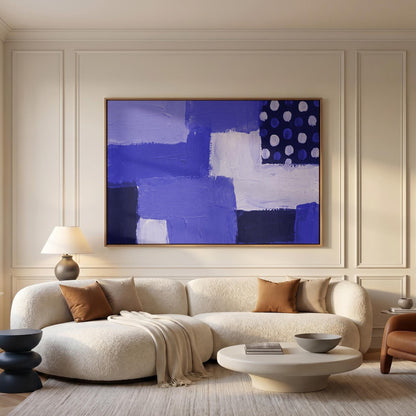Abstract Color Block Canvas Wall Art