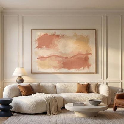Abstract Brushstroke Canvas Wall Art