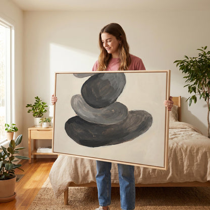 Zen Stones Canvas Wall Art