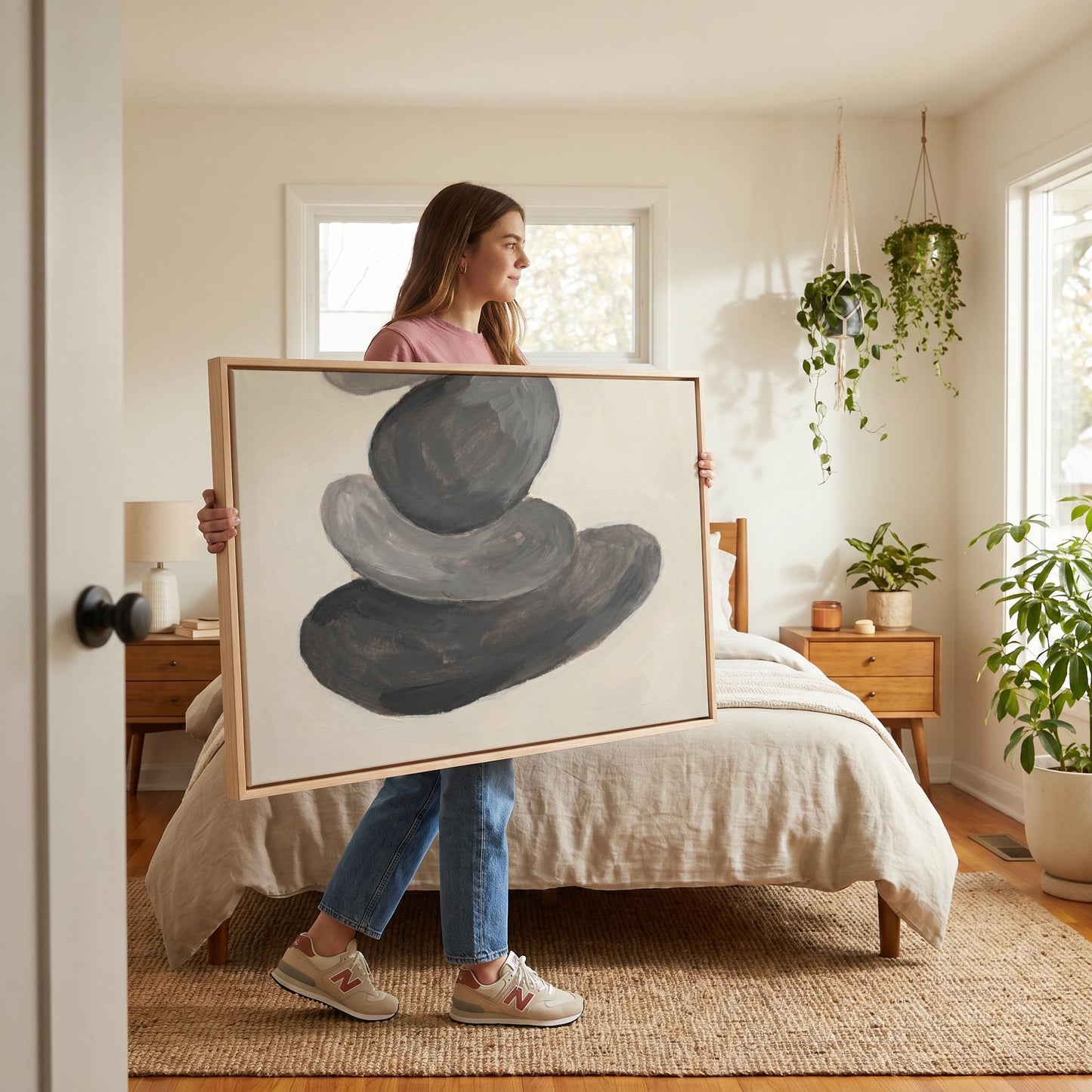 Zen Stones Canvas Wall Art