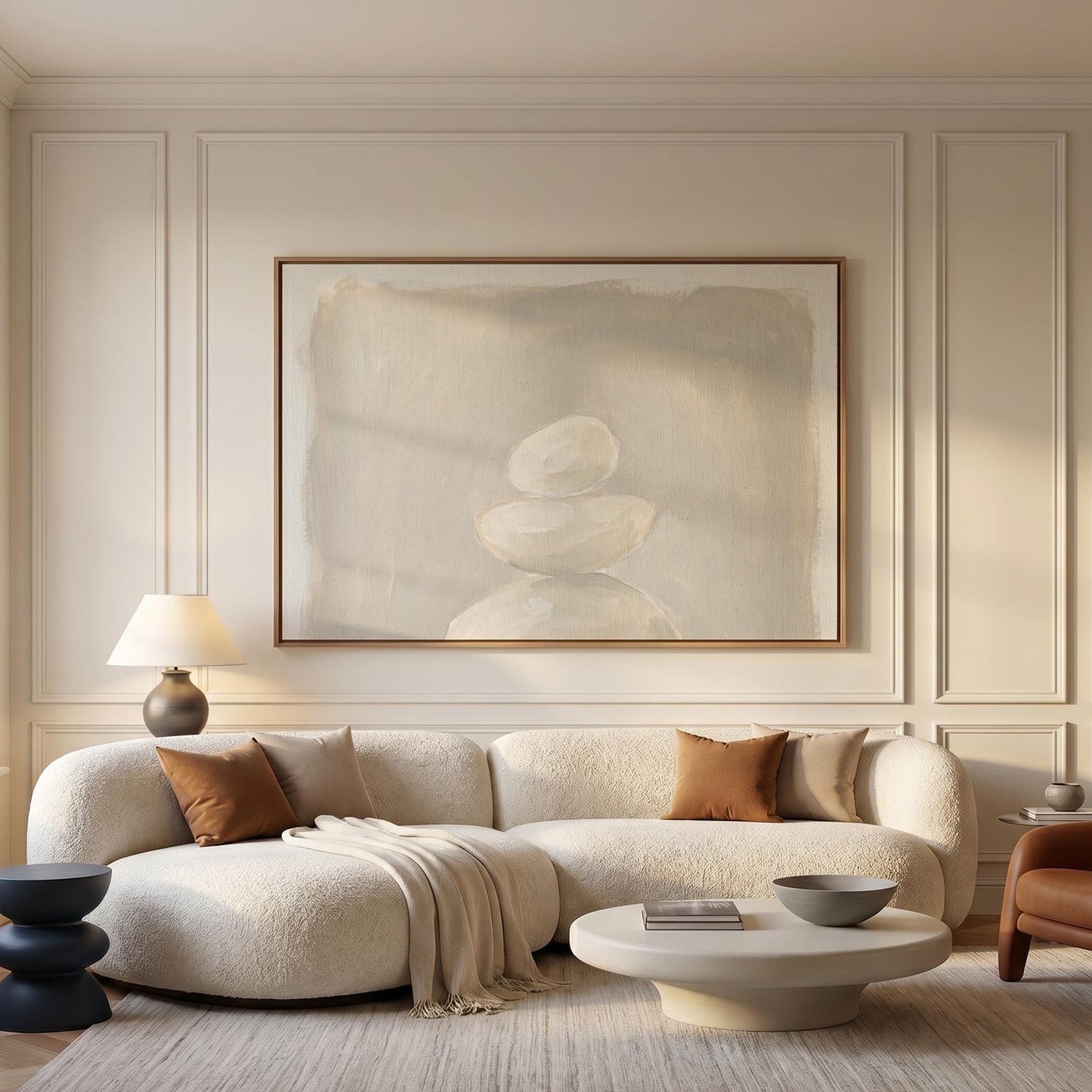 Zen Stones Canvas Wall Art