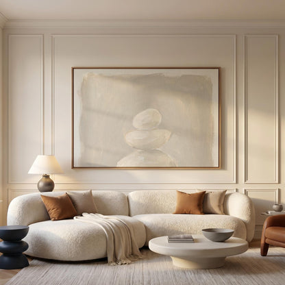 Zen Stones Canvas Wall Art
