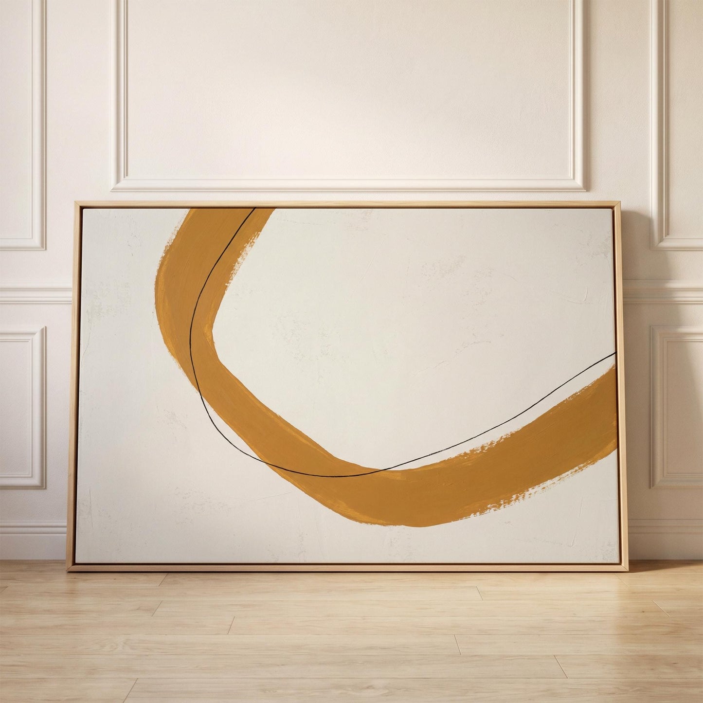Abstract Brushstroke Canvas Wall Art