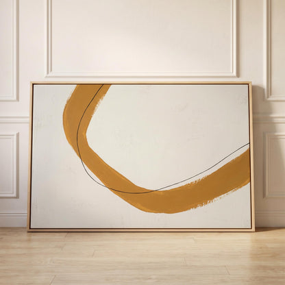 Abstract Brushstroke Canvas Wall Art