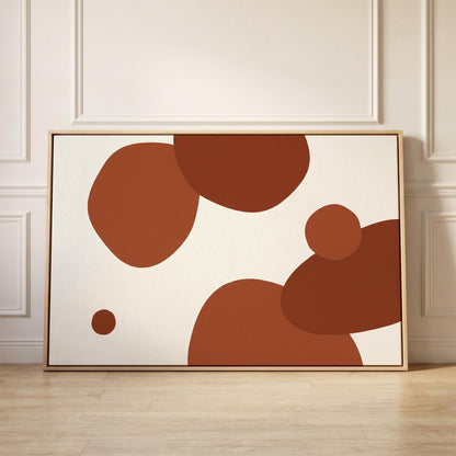 Abstract Organic Shapes Canvas Wall Art