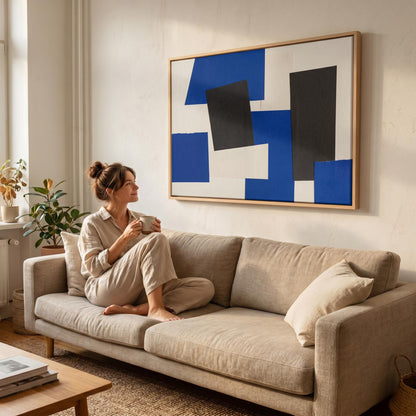 Geometric Shapes Canvas Wall Art