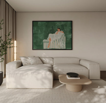 Abstract Woman Canvas Art