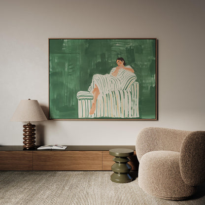 Abstract Woman Canvas Art