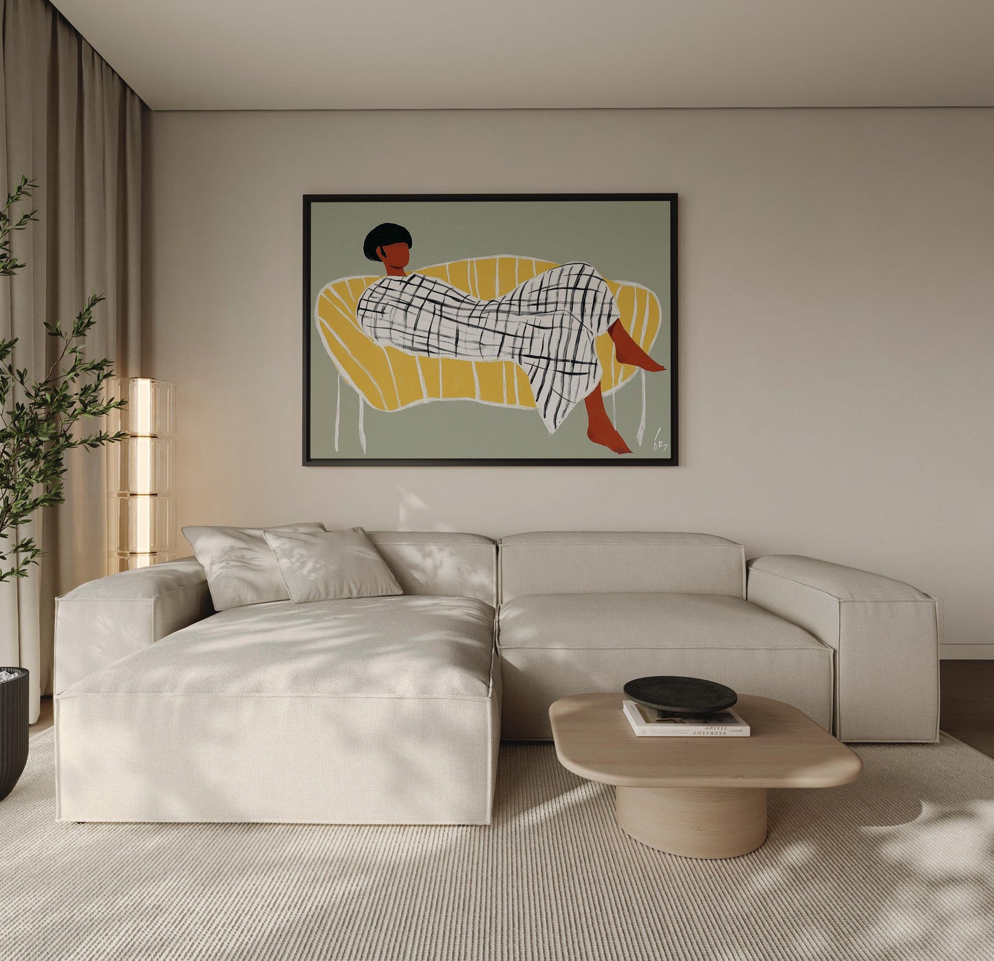 Abstract Woman Canvas Print