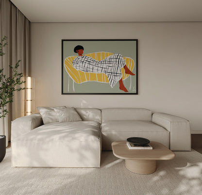 Abstract Woman Canvas Print