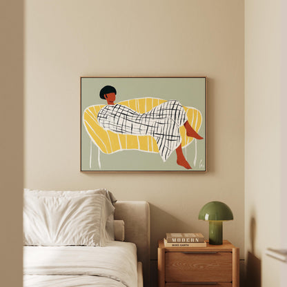Abstract Woman Canvas Print