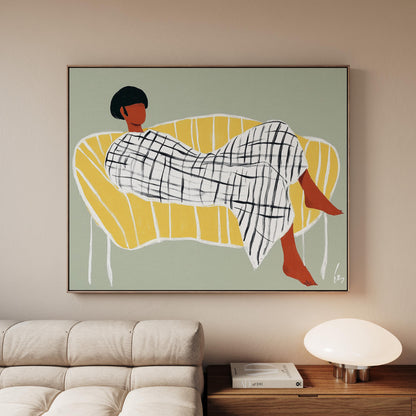 Abstract Woman Canvas Print