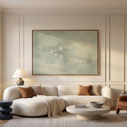 Flying Birds Canvas Wall Art