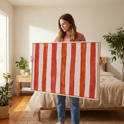 Abstract Stripe Canvas Wall Art