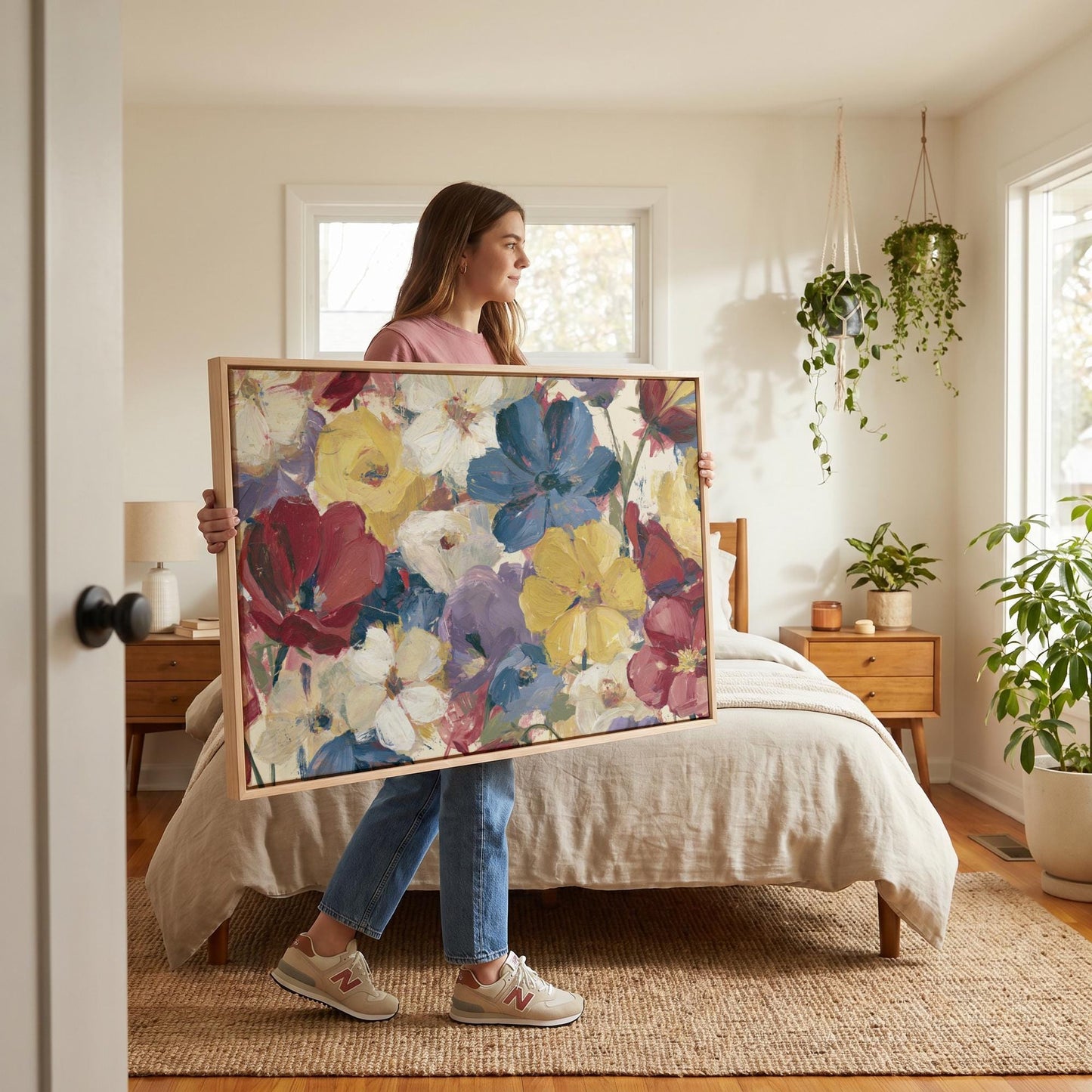 Wildflower Bouquet Canvas Wall Art